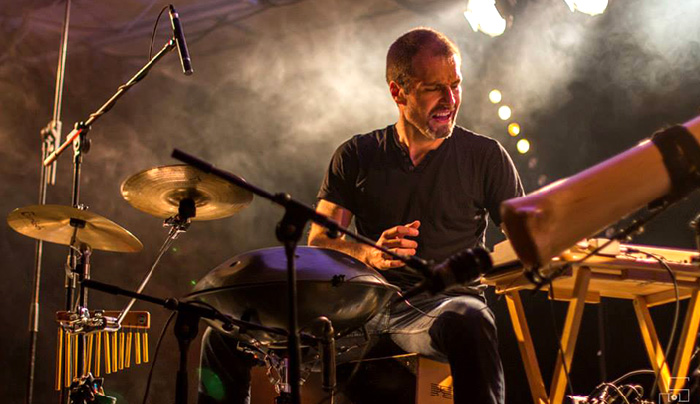 concert jeremy nattagh Electro solo De Haus Bruxelles hang handpan multiman